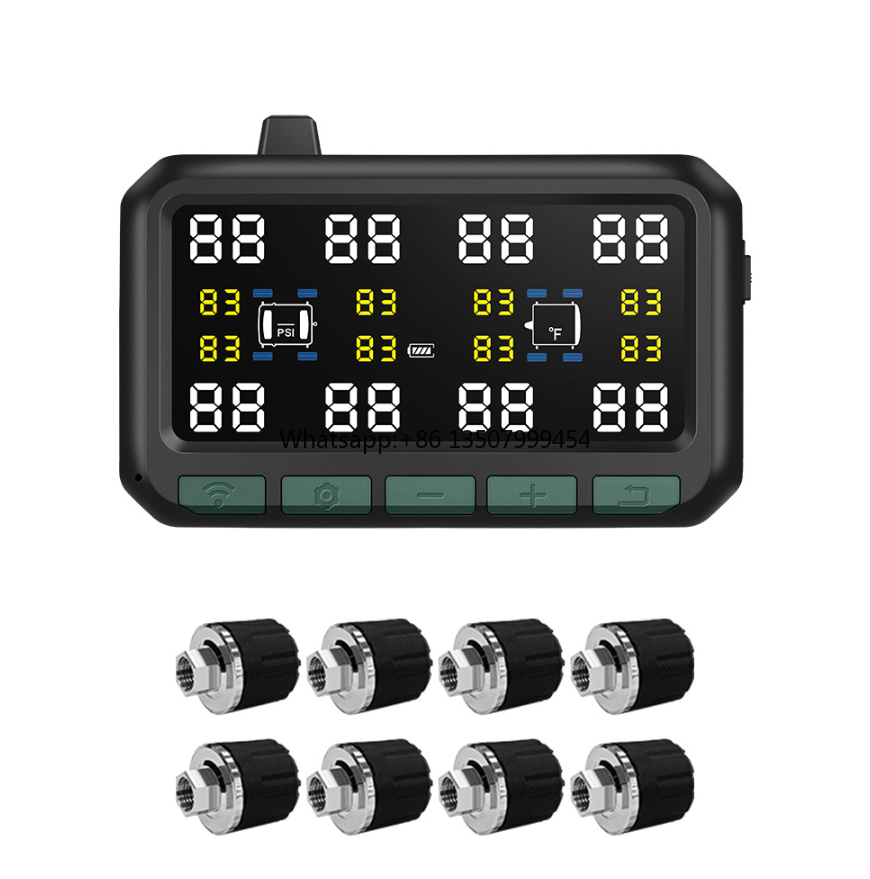 Tire Pressure Monitor - Grensoverschrijdend exclusief slim draadloos bandenspanningscontrolesysteem geschikt
