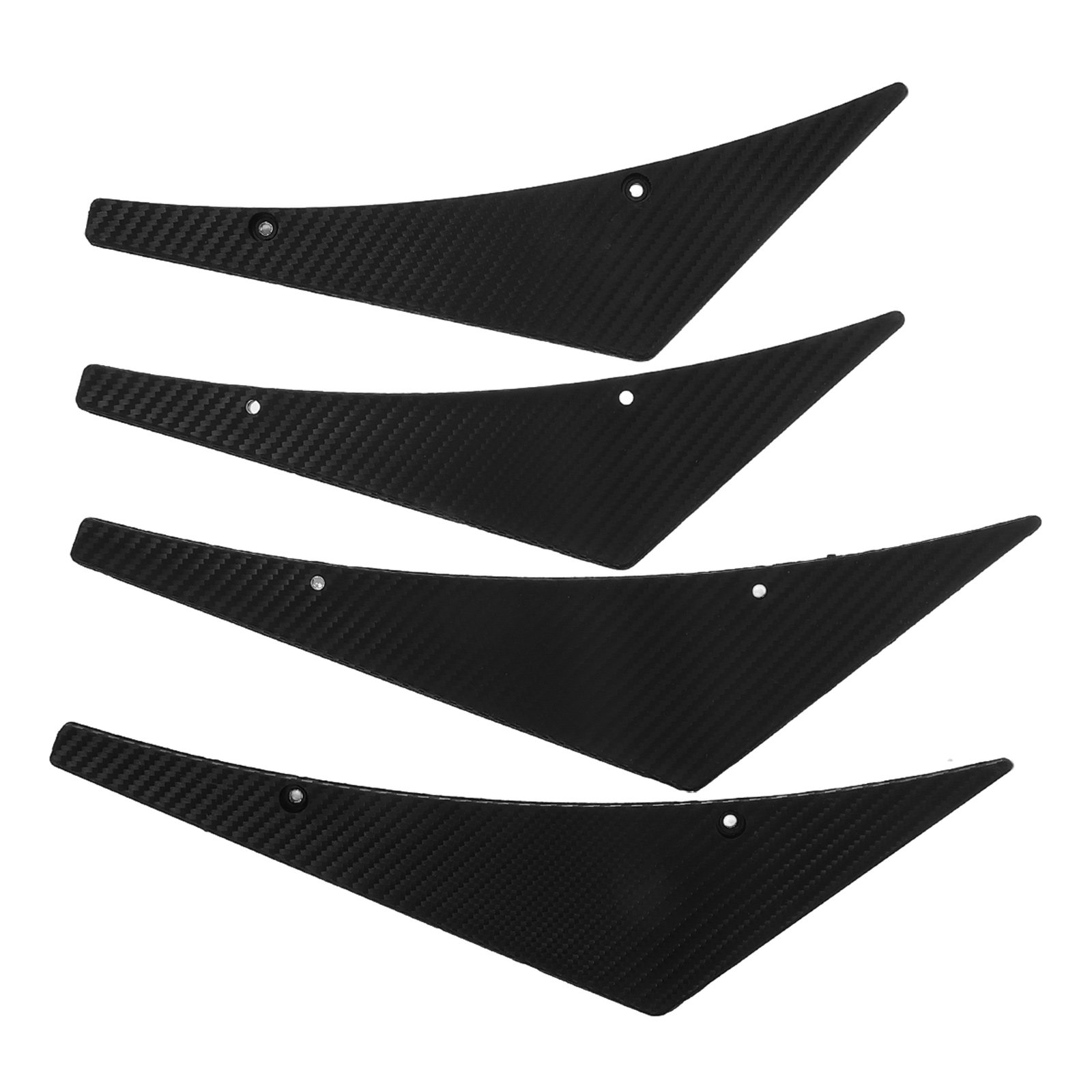 Car Accessories Lipa - 4-delige carbon fiber frontspoiler canards universele