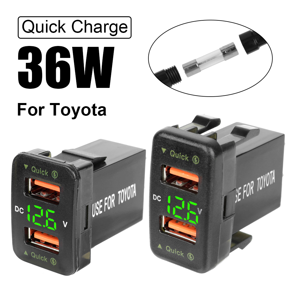Car Accessories Qc - LED Auto Accessoires Power Adapter Voor
