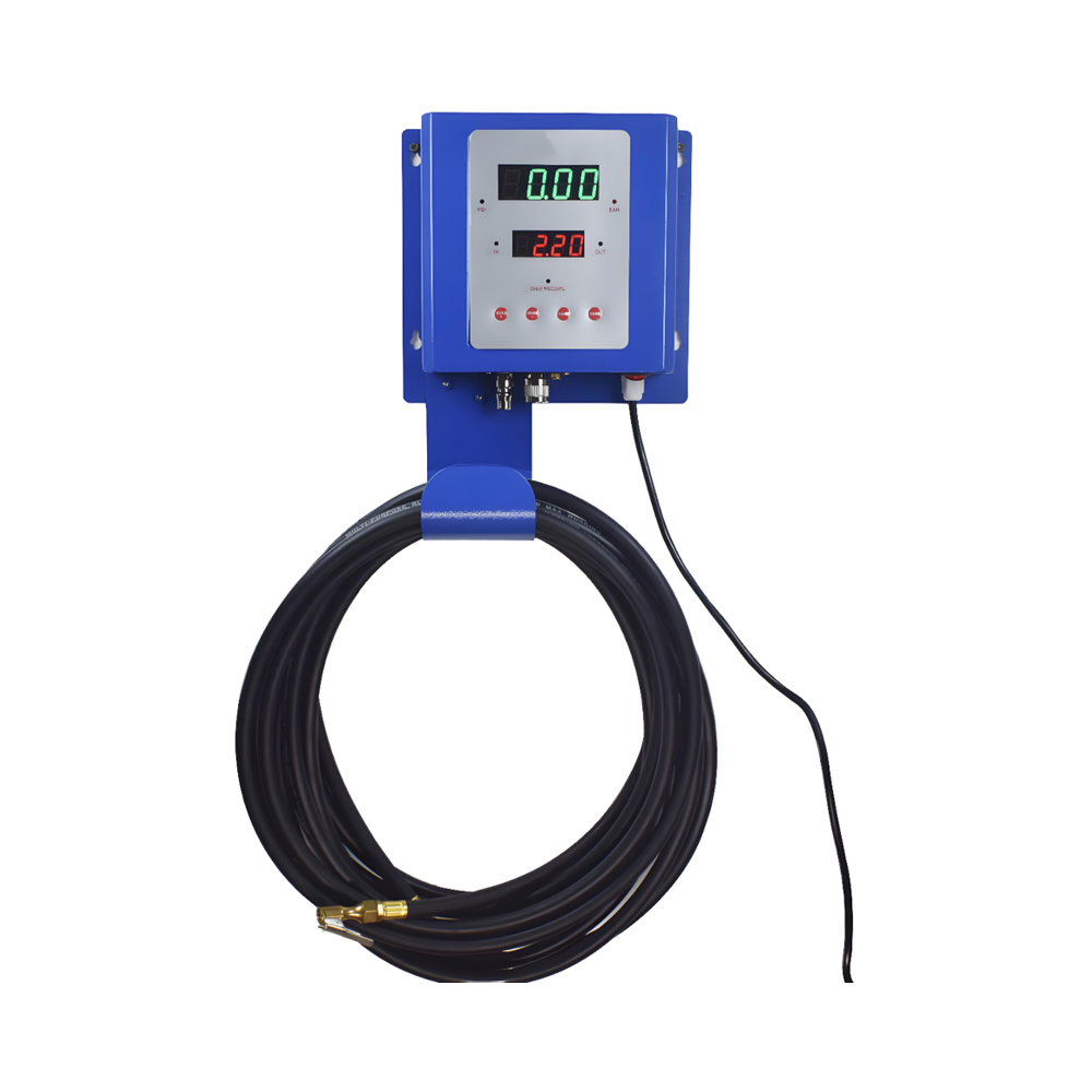 Tire Pressure Monitor - Draagbaar digitaal bandenopblaassysteem, wandmontage, autobandenpomp, tankstation,