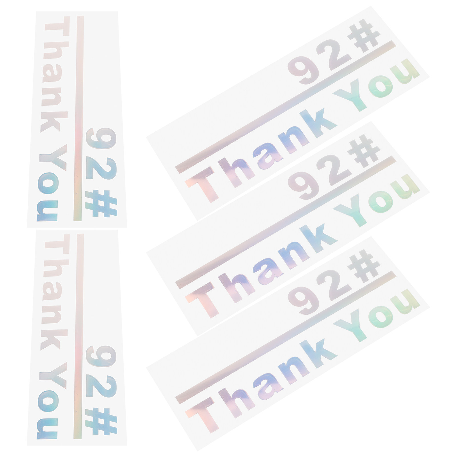 Car Accessories Racing - 5 stuks stickers voor voertuigen autoracestickers