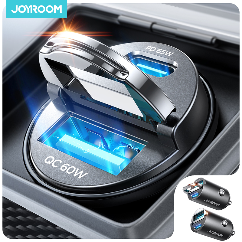Car Accessories Qc - Joyroom 125W Pull Ring Autolader USB