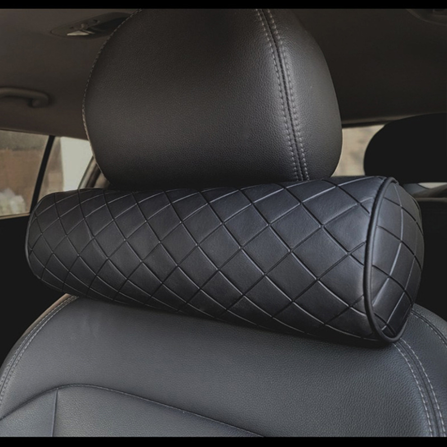Car Accessories Nearby - 1 stuks traagschuim auto nekkussen cilindrische