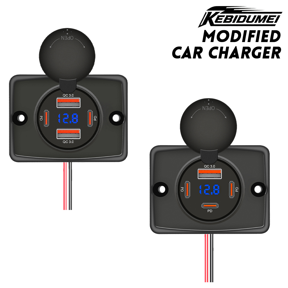 Car Accessories Qc - KEBIDUMEI PD + QC 4 poorten