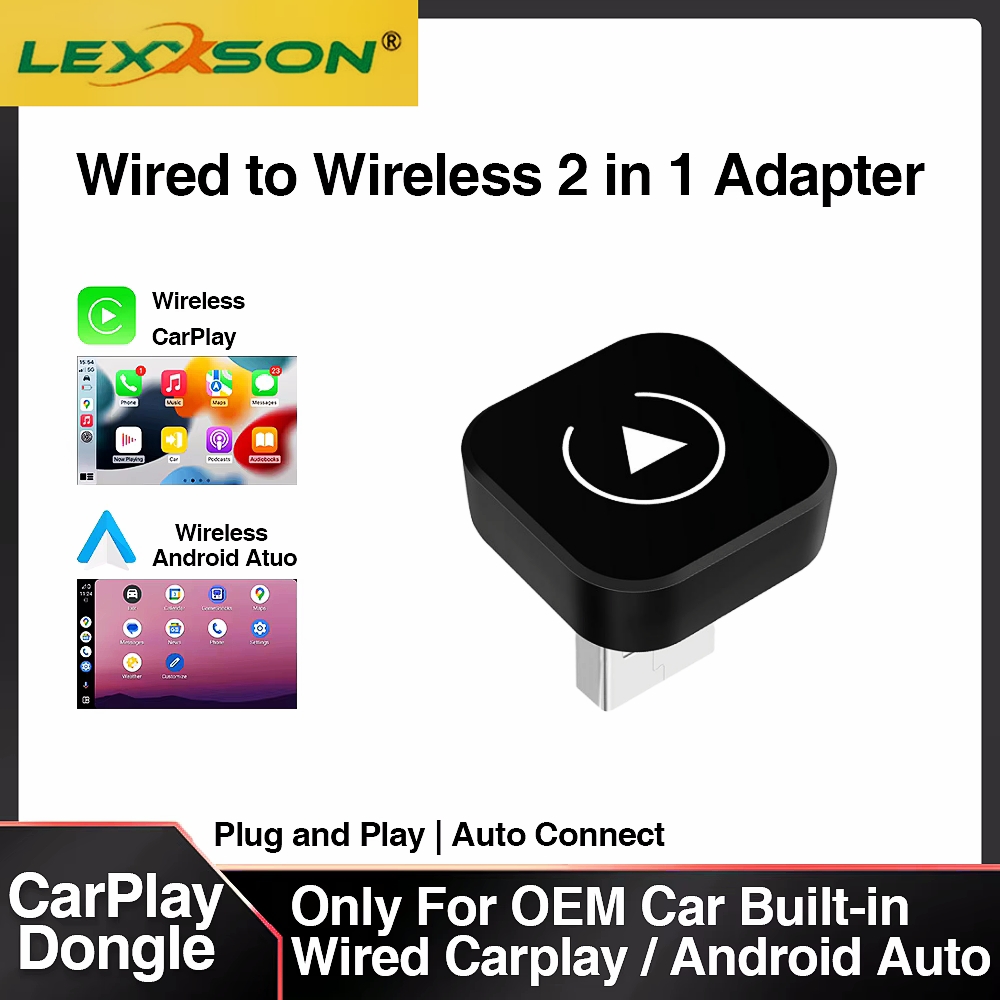 Car Accessories Youtube - 2in1 Draadloze CarPlay Dongle Draadloze Android