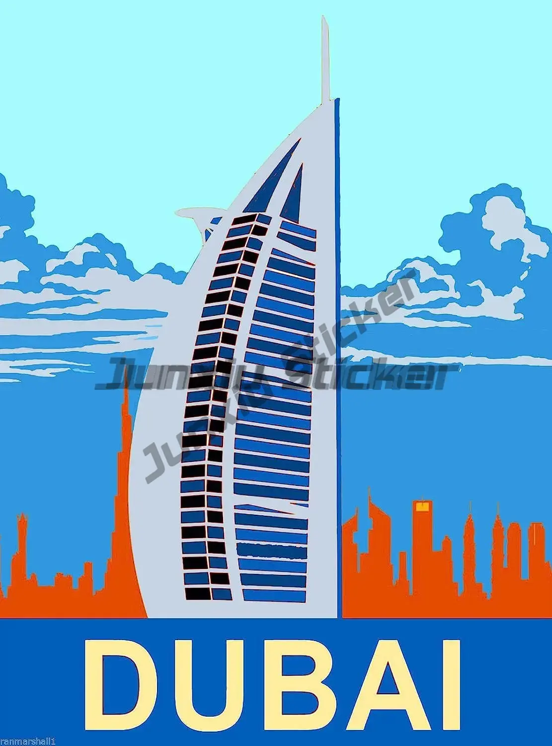 Car Accessories Uae - VAE Dubai Nationale Vlag Autostickers Camper