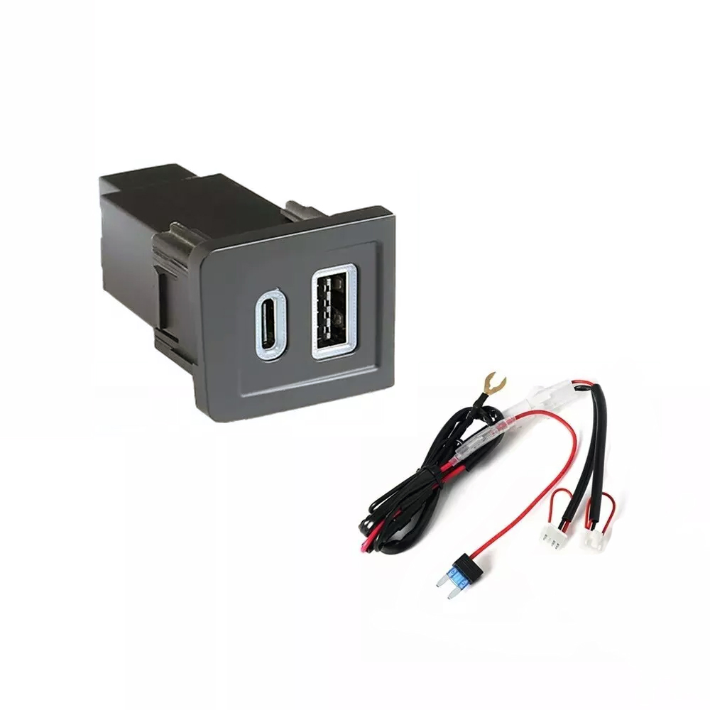 Car Accessories Qc - 1PC Auto-oplader met dubbele USB PD