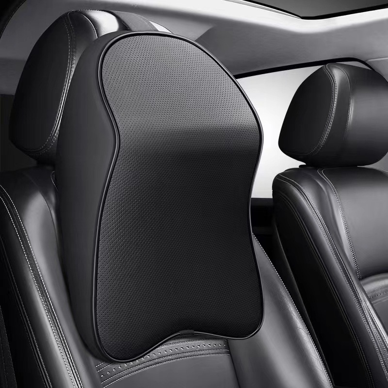 Car Accessories Nearby - 3D Nappaleer Memory Foam Hoofdsteun Auto