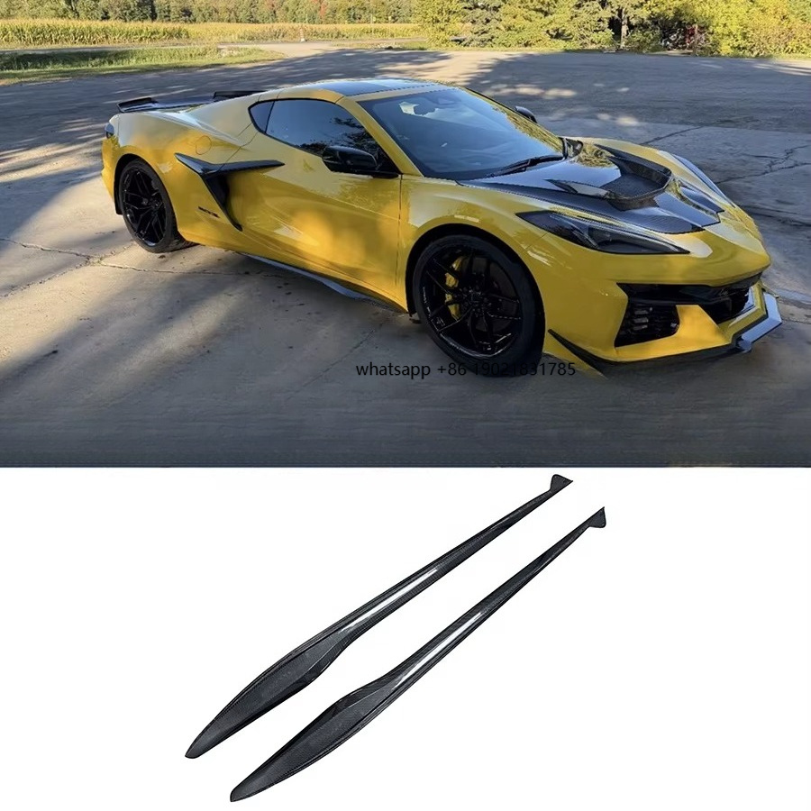 Car Accessories Lipa - Zijrok van droog carbon fiber voor