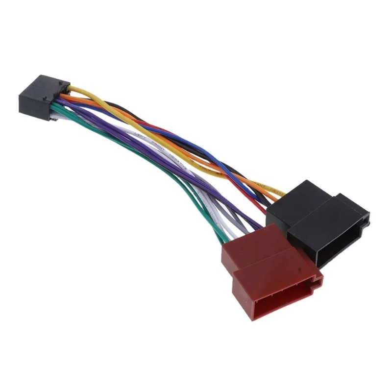 Car Accessories Jvc - Draadkabeladapter voor Kenwood/JVC autoradio ISO-standaard connectoradapter
