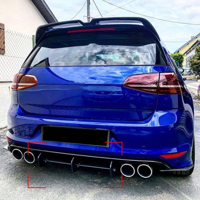 Matzwarte achterdiffusor windm - Car Accessories Lipa recensie en prijs