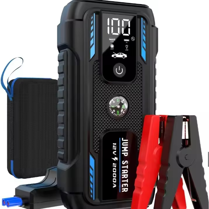 Draagbare auto-startkabels met - Portable Jump Starter recensie en prijs