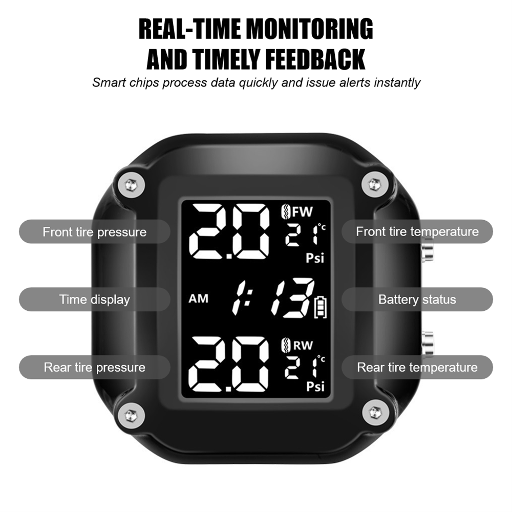 Motor TPMS met QC 3.0 snellade - Tire Pressure Monitor recensie en prijs