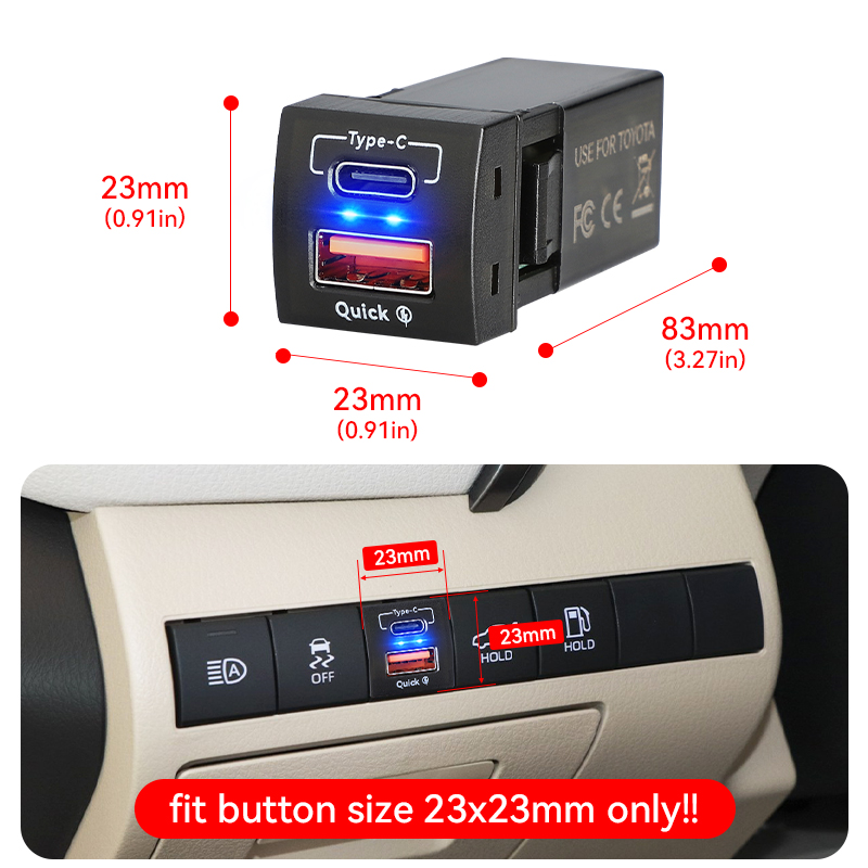 48W Snellader Qc3.0 Usb Type-C - Car Accessories Qc recensie en prijs