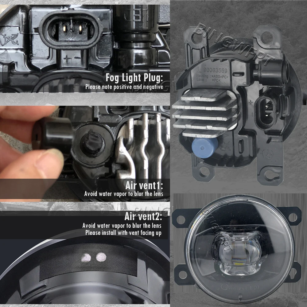 Auto Led Lens Mistlamp Montage - Car Accessories Uae recensie en prijs