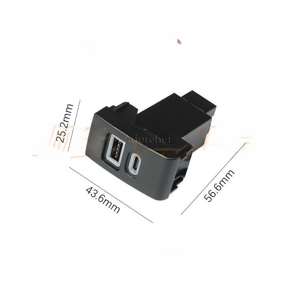 1 PC Auto USB QC 3.0 Type C Te - Car Accessories Qc recensie en prijs