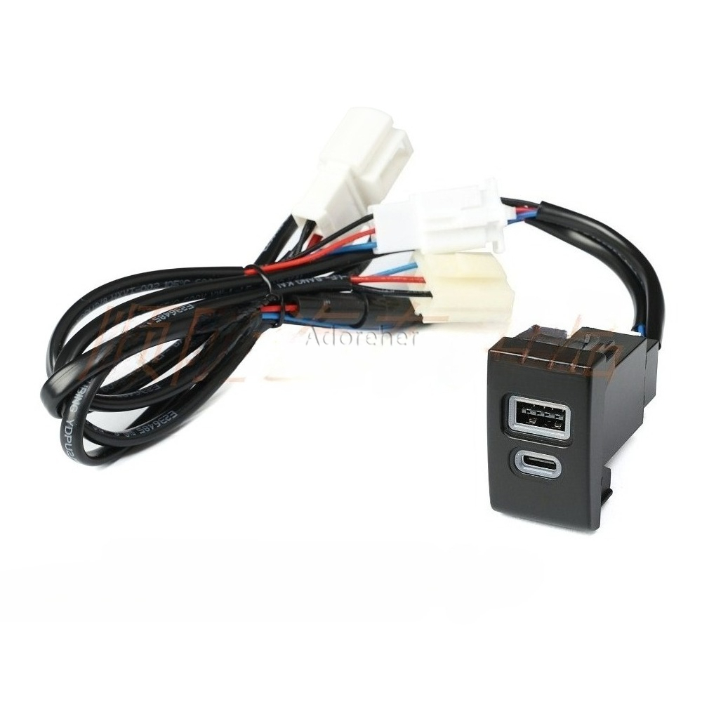 1 PC Auto USB QC 3.0 Type C Te - Car Accessories Qc recensie en prijs
