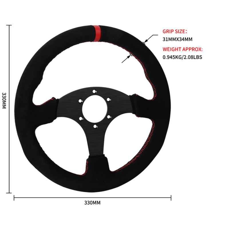 Suède race-stuurwielondersteun - Car Accessories Racing recensie en prijs