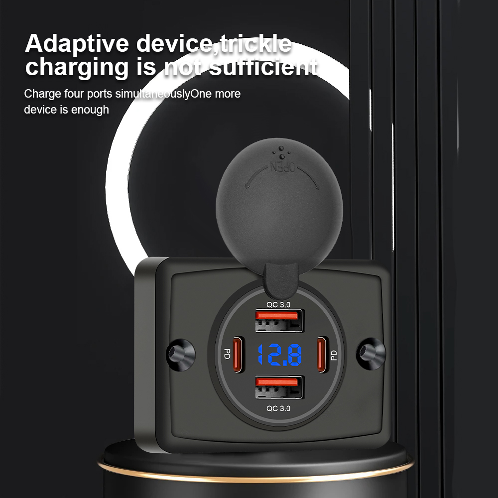 KEBIDUMEI PD + QC 4 poorten au - Car Accessories Qc recensie en prijs