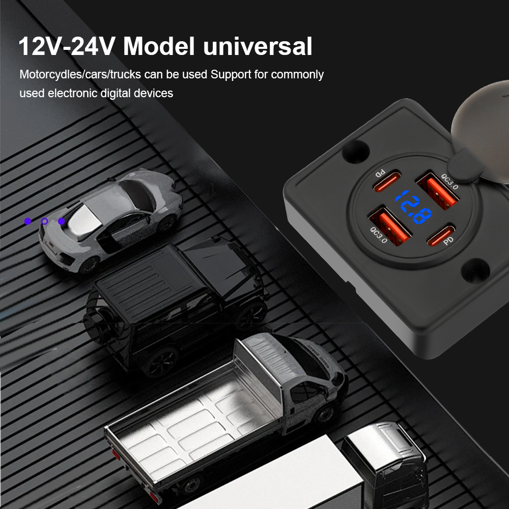 KEBIDUMEI PD + QC 4 poorten au - Car Accessories Qc recensie en prijs