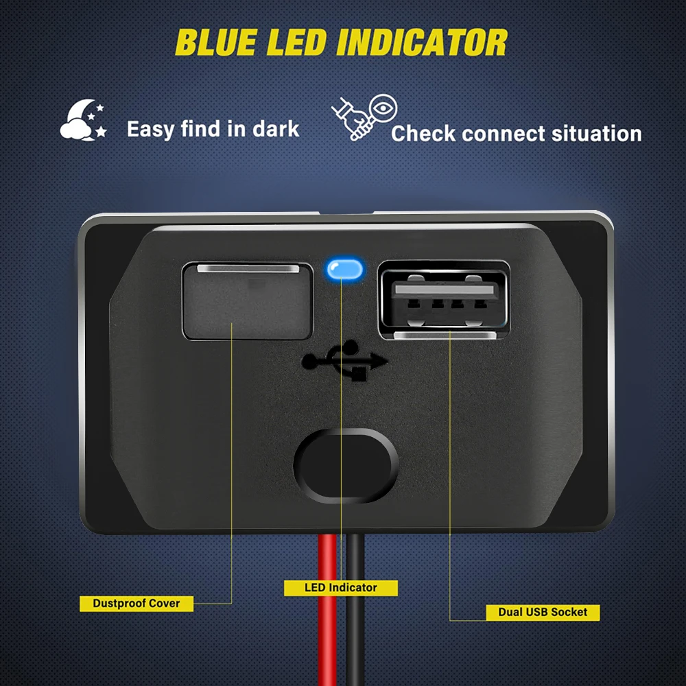 12V-24V USB Snelle Autolader O - Car Accessories Qc recensie en prijs