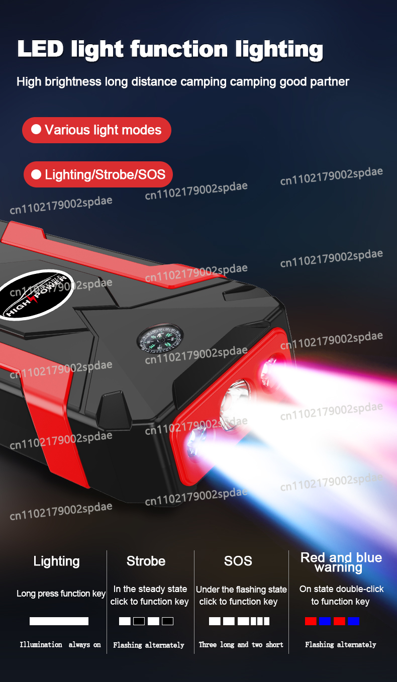 12V Jumpstart Multifunctionele - Portable Jump Starter recensie en prijs
