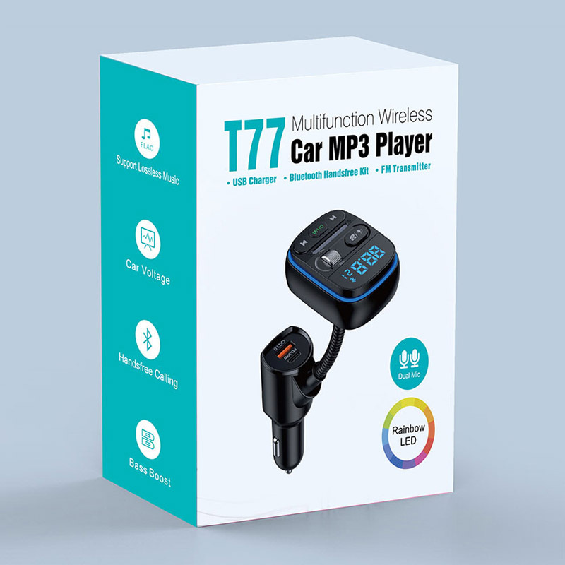 T77 Bluetooth 5.0 FM-zender vo - Car Accessories Qc recensie en prijs