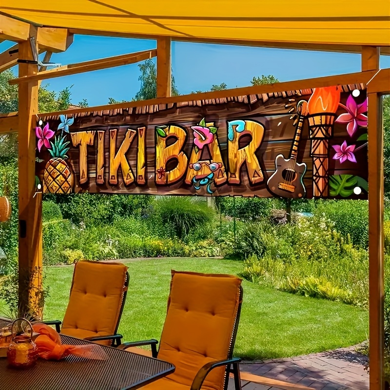 Tiki Bar Banner Tropisch Hawai - Car Accessories Nearby recensie en prijs