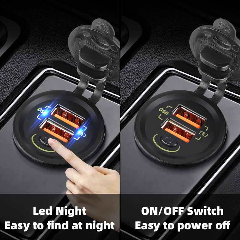 Qc3.0 36W Auto Usb Oplader Aut - Car Accessories Qc recensie en prijs