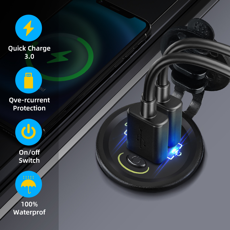 Qc3.0 36W Auto Usb Oplader Aut - Car Accessories Qc recensie en prijs