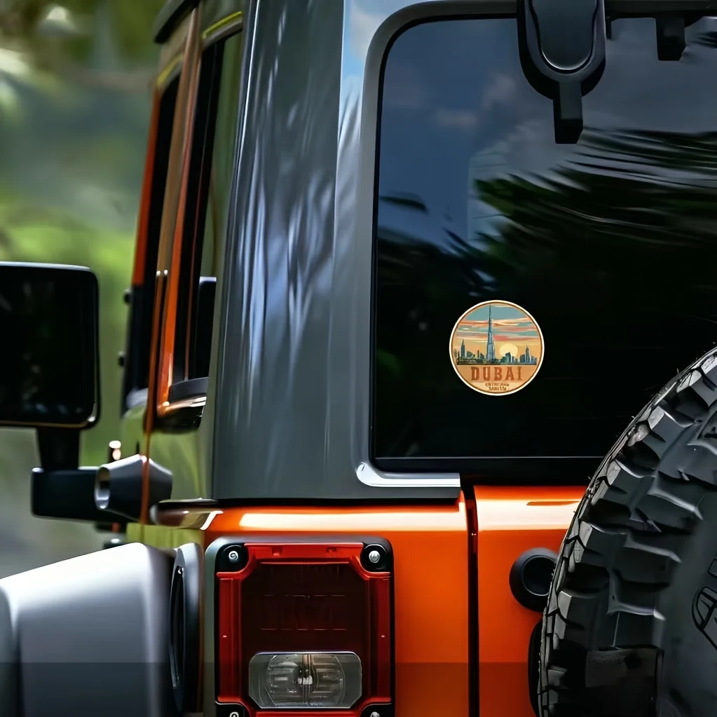 1 stuk matte Dubai VAE cartoon - Car Accessories Uae recensie en prijs