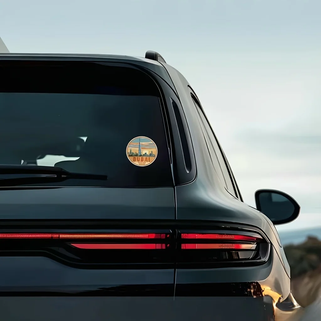 1 stuk matte Dubai VAE cartoon - Car Accessories Uae recensie en prijs