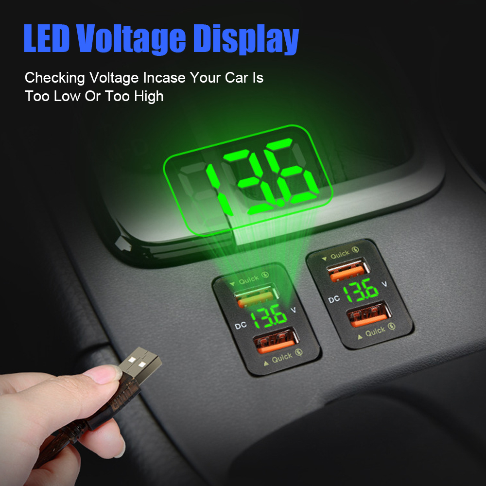 QC Auto Socket Charger 12-24V  - Car Accessories Qc recensie en prijs