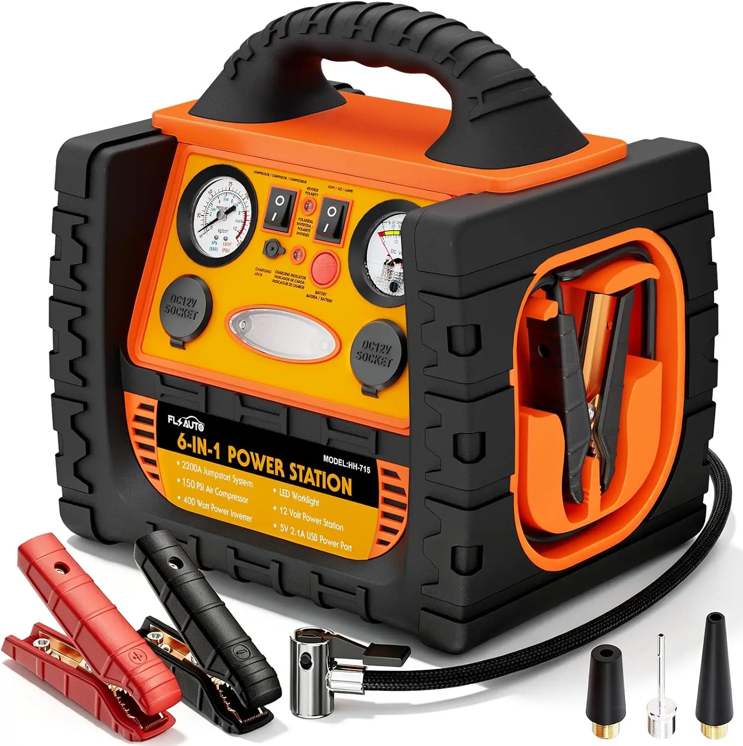 Draagbare startkabels met luch - Portable Jump Starter recensie en prijs